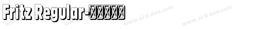 Fritz Regular字体转换